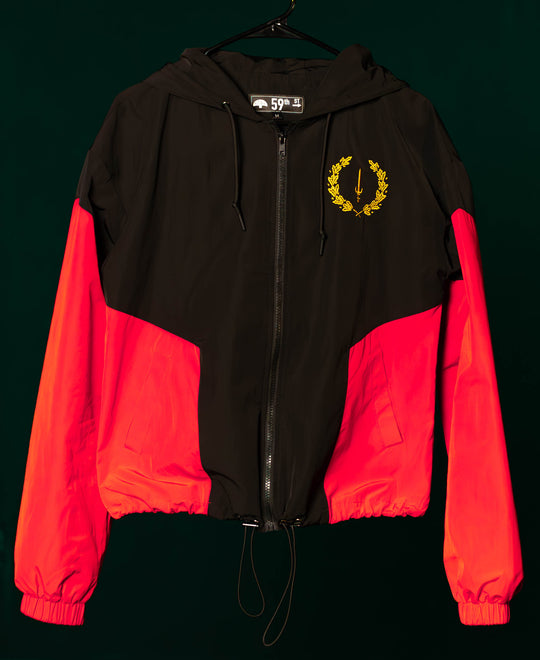 BLACK AMERICAN HERITAGE FLAG JACKET (Waist Length)