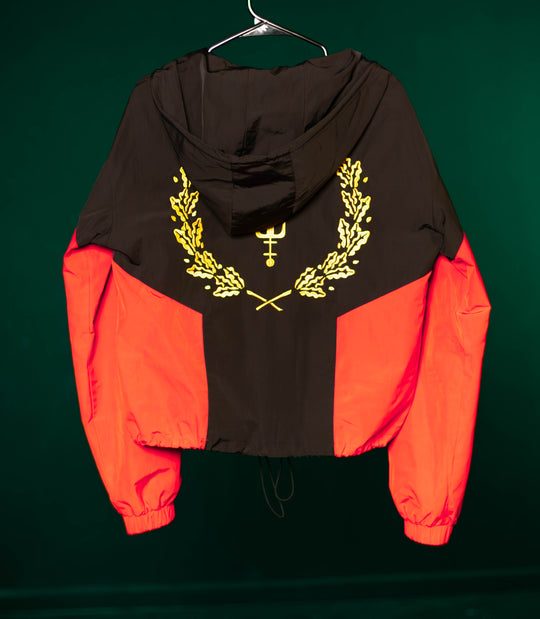 BLACK AMERICAN HERITAGE FLAG JACKET (Waist Length)