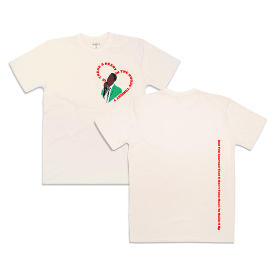 Cream Heartbeat Tee *Limited Time*